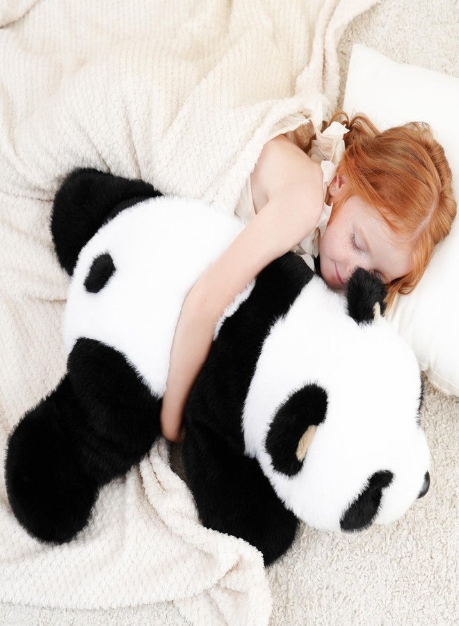 AmyToo Weighted Stuffed Animals, Panda Stuffed Animal, Giant Stuffed Panda, Soft Panda Bear Stuffed Animal, Toy Gifts for Kids & Adults, Black and White, 25 Inch, 4.5 lbs - Image 4